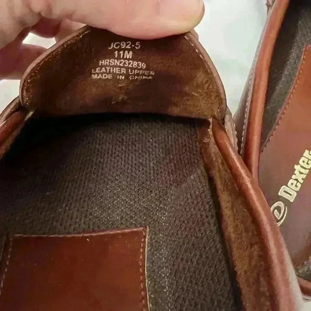 Dexter- Men’s Tassel Loafers-Leather- Brown- 11